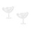 2Pcs Elegant Transparent Glass Cocktail Cups Practical & Stylish 5