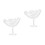 2Pcs Elegant Transparent Glass Cocktail Cups Practical & Stylish 7