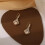 Fashionable Triangular Drop Earrings Cubic Zirconia-Gold-color 4