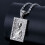 Retro Engraved Pendant Necklace With Double Tone Gold-silver 2