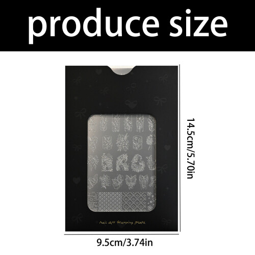 Multifunctional Manicure Tool Kit Various Small Stamping Plates 2