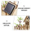 2Pièces Jeu Construction Puzzle Bois Lampe 4