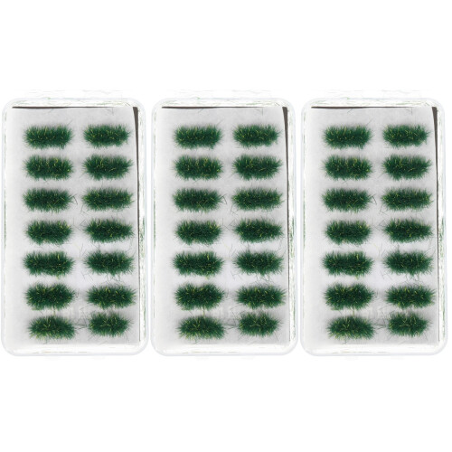 3 Bouquet D'herbe Synthétique Pour Paysage Diorama 2