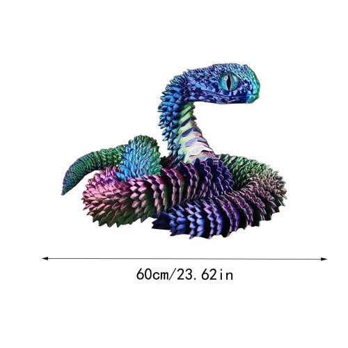 Brinquedos de animais impressos em 3D, flexíveis e que mudam de cor. 2