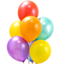 Round Latex Balloons Multi-Color 100 Pieces