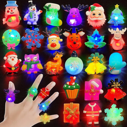 24 LED-ljusringar för barn