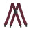 Men's Adjustable Elastic X-Back Suspenders, 3.5cm Polyester 1