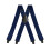 Men's Adjustable Elastic X-Back Suspenders, 3.5cm Polyester 3