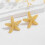 Gold Starfish Stud Earrings for Women 5