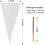 Clear Cone-Shaped Treat Bags Plastic 100 pcs 3