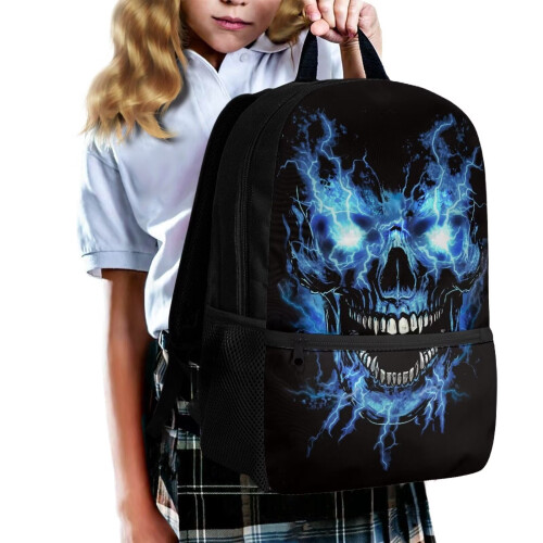 Barnryggsäck i polyester, 16L, blå 2