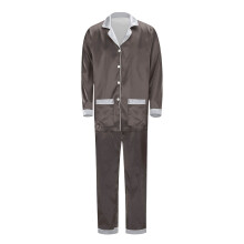 Familie Matchende Silkelignende Pyjamassæt Langærmet
