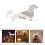 Silver Dog Christmas Tree Topper with Star Tail 5