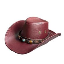 Cowboyhatt i westernskinn, unisex