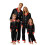 Familjematchande pyjamasset i siden, XL 1