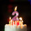 Birthday Candle Number 2 Multicolor 3D Design 2