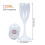 Ποτήρια σαμπάνιας LED χωρίς στέλεχος 4,1oz, κατάλληλα για τρόφιμα 3