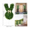 Hortensia artificiel en forme de lapin, vert 3