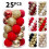 Clear Christmas Ball Ornaments Plastic 25-Pack 2.36 Inch 2
