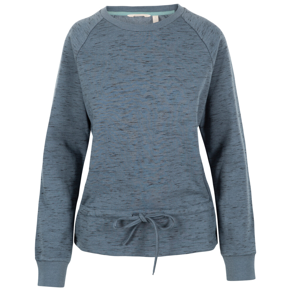 New Trespass Women's (14, Pewter Marl) Jumper Round Neck Gretta Grey