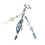 Dynamic Baits Inspired Keychain for Daily Use Keyring-Blue 1