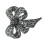 Broche élégante avec strass, nœud papillon, breloque Vintage,-2 1