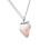 Collier/boucles d'oreilles en forme de fraise en-Collier rose 1