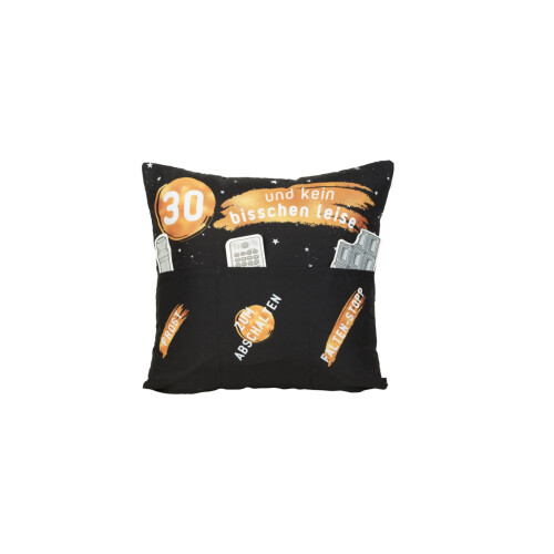 Hergo Sofahelden Sofakissen 43 x 43 cm Runder Geburtstag 30