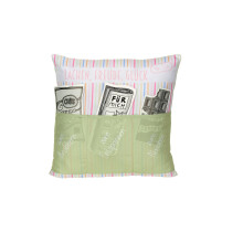 Hergo Sofahelden Sofakissen 43 x 43 cm Lachen, Freude, GlĂĽck fĂĽr Dich