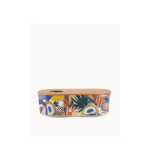 chic.mic bioloco PLANT LUNCHBOX oval - burst of colors