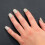 Sturdy Copper Flash Zirconia Wearable Nails for-Silver S 3