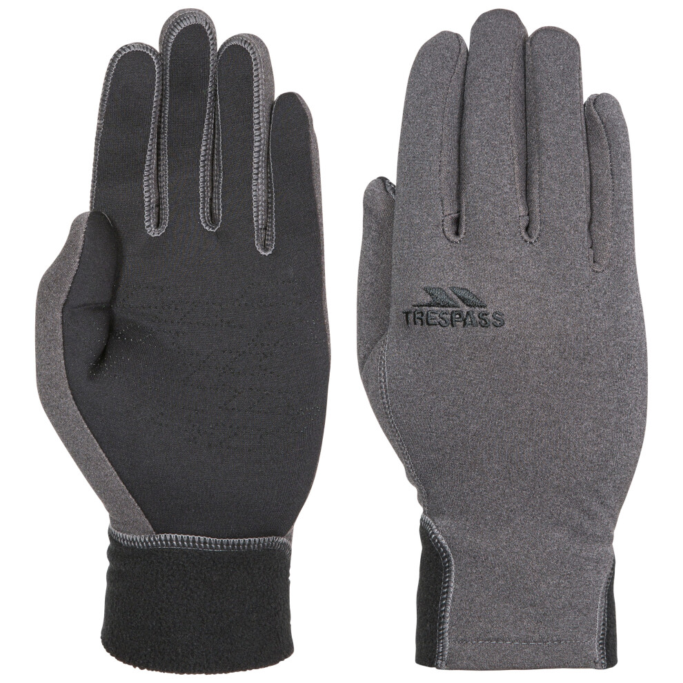 Trespass Touch Screen Gloves Atherton Grey Large - Image 2