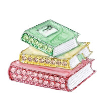 Culturele literaire emaille pin accessoire voor mannen vrouwen-2