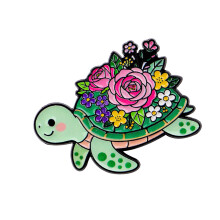 Broche artistique en forme de fleur d'animal, Design créatif-2