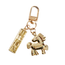 Creatieve lettersleutelhanger die rijkdom en geluk-A