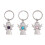 Versatile Angel Heart Keychain Suitable for Multiple Use-Blue 2