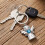 Versatile Angel Heart Keychain Suitable for Multiple Use-Blue 7
