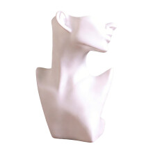 Versatile Mannequin Necklace Earring Ring Holder for Home-White