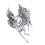 Unique Pegasus Brooch Made from High Quality Plated Alloy-A 1