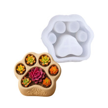 Easy Demolding Silicone Mold for Making Glossy Cats Paw Plant