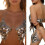Sequins Body Chain Glitter Halter Chest Chain Bra Chain-Silver 2
