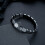 Unique Square Hematite Magnetic Stone Bracelet Elastic Band-A 4