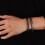 Unique Square Hematite Magnetic Stone Bracelet Elastic Band-A 6