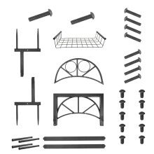 Long 45M Capacity Water Hose Stand With Flat base And 4 Securing