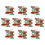 Autocollants muraux imperméables à motif de brique, 10-155 1