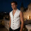 Gothic Waistcoat Victorian Medieval V Neck Button-L Navy Blue 5
