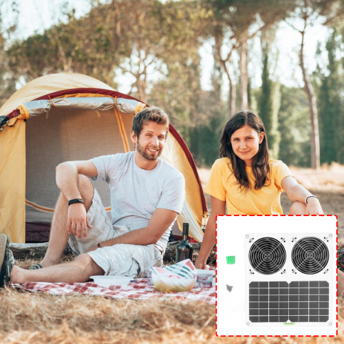 Multifunctional Solar Operated Ventilation Fan Waterproof 1