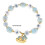 Elegant Agate Crystal Beaded Bracelet Glow in Dark Beads Bangle 3