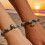 Elegant Agate Crystal Beaded Bracelet Glow in Dark Beads Bangle 4