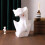 Versatile Mannequin Necklace Earring Ring Holder for Home-White 4